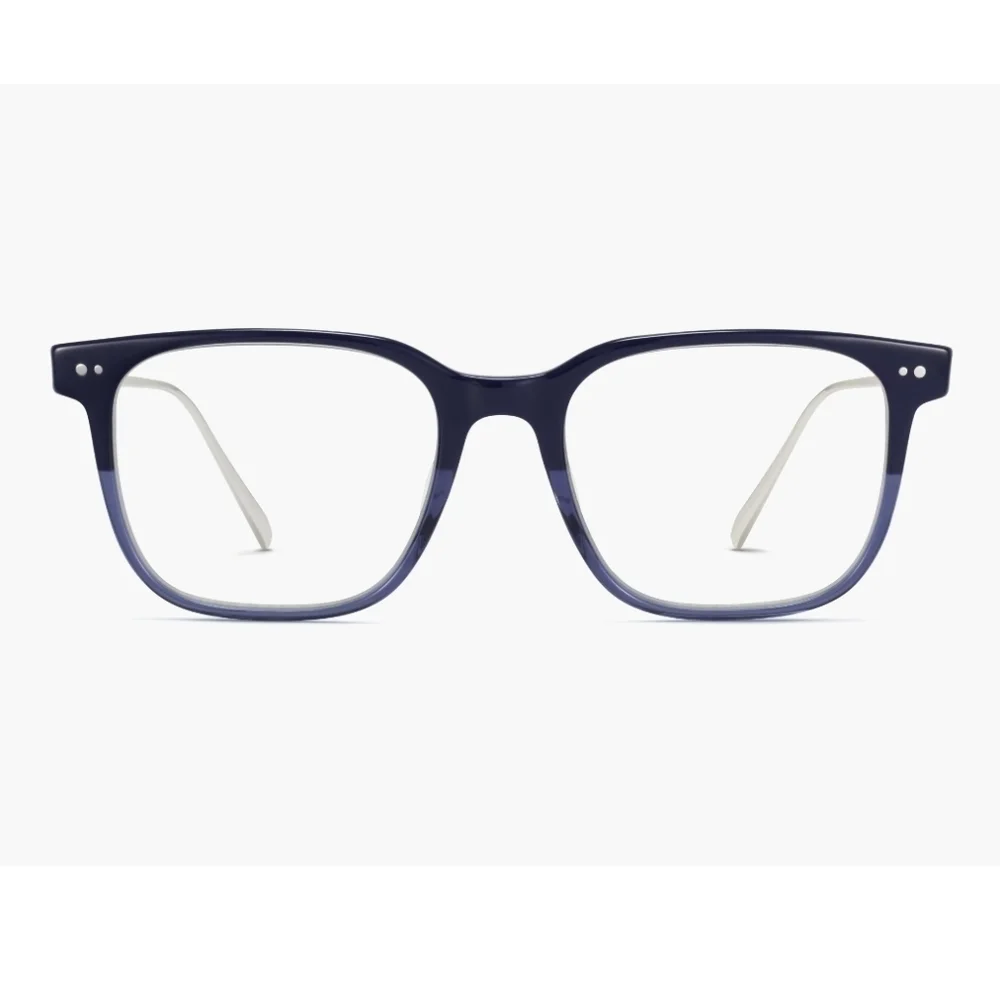 Warby Parker Caleb M 2124 Glasses Midnight Fade Silver